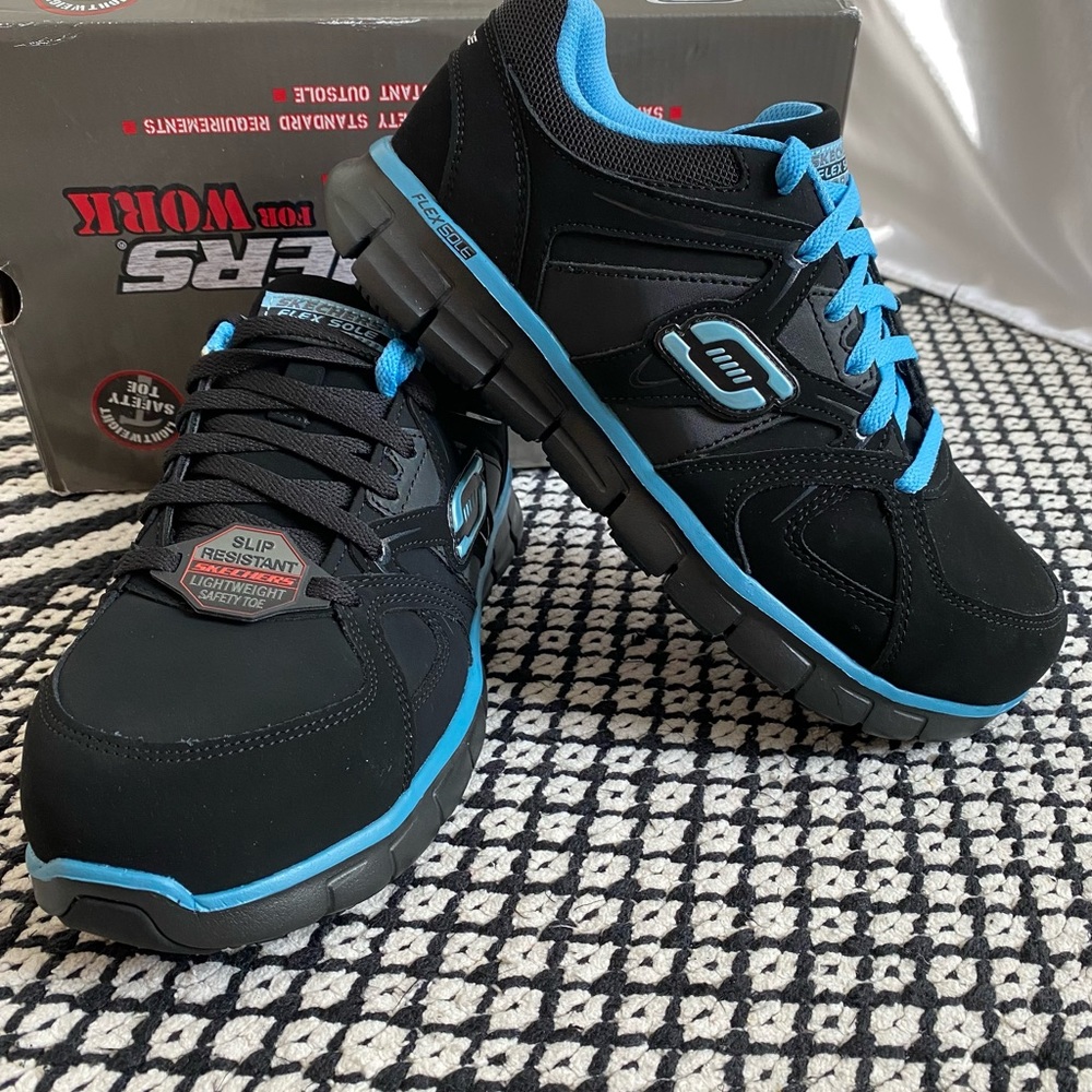 Skechers Synergy Sandlot Alloy Toe Safety Work Shoe